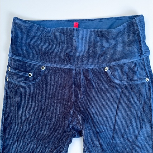 SPANX Corduroy Stretch Legging in Dark Blue Women’s Size Small - Picture 5 of 9